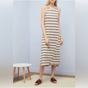 James Perse Striped Maxi Dress, Size S
